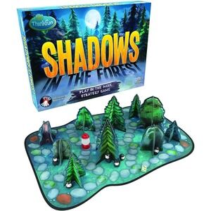 ThinkFun Shadows in the Forest Family Board Game Night Play in the Dark Strategy